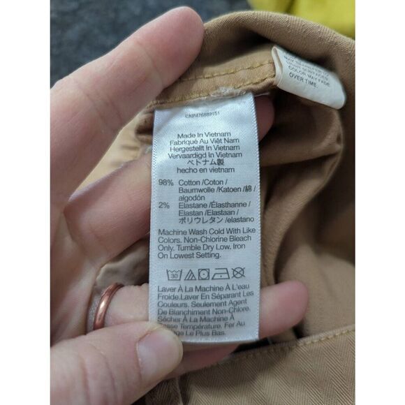 Madewell 90s Straight Cargo Pants women's size 32 tan khaki preppy‎ baggy - Picture 7 of 8